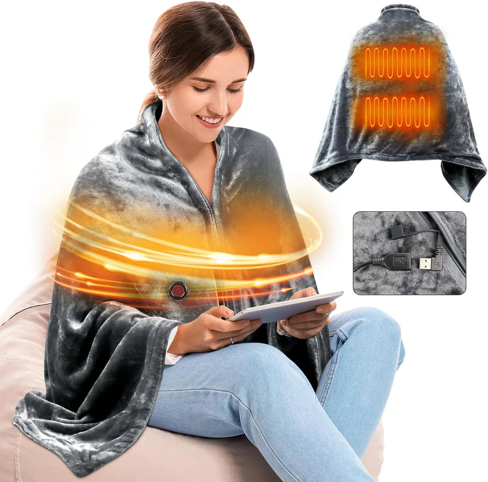ACME ESSENTIALS™- HEATED BLANKET SHAWL