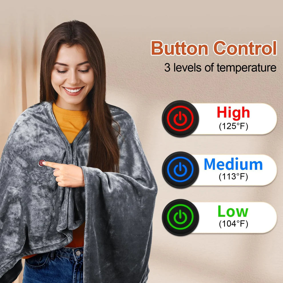 ACME ESSENTIALS™- HEATED BLANKET SHAWL